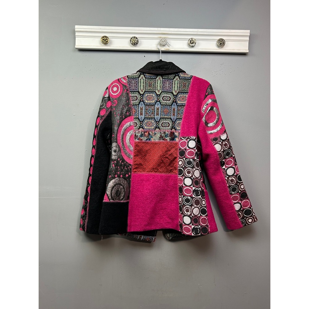 Mistror Image Patchwork Jacket - Wool Blend, Colo… - image 2